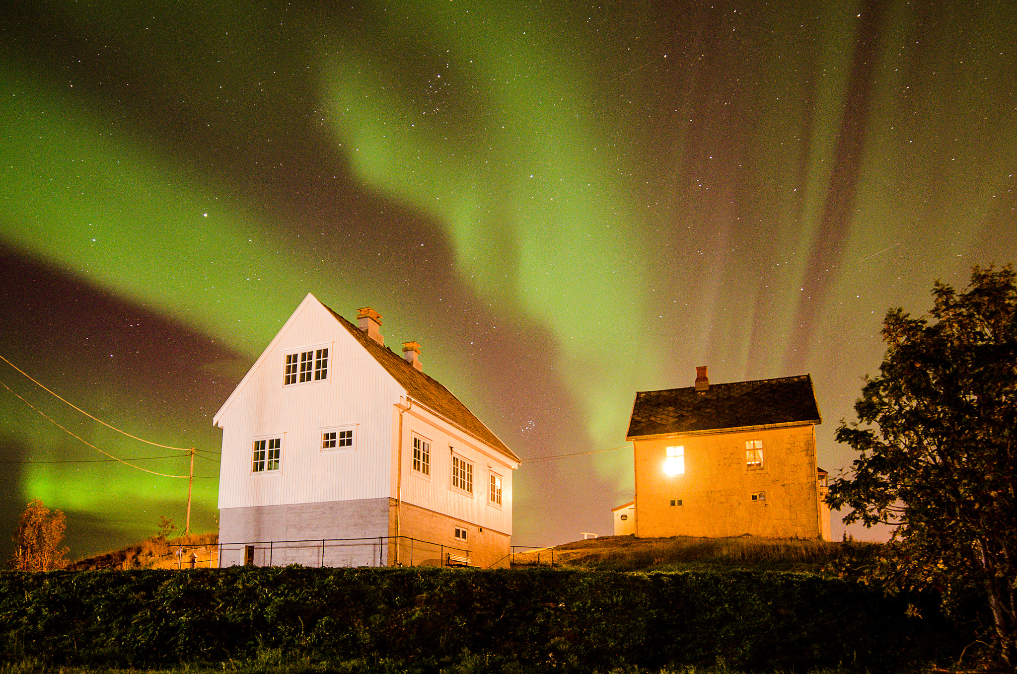 Samyang 14mm F2.8 ED AS IF UMC sample photo. Northern lights photography