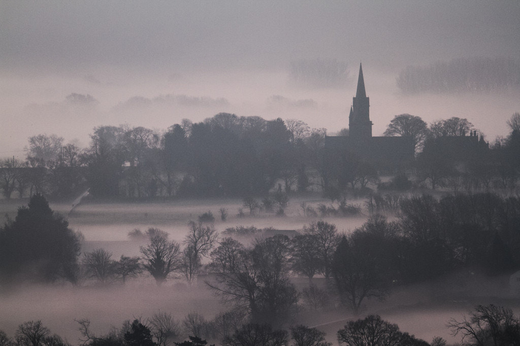 Canon EOS 7D sample photo. Church in the mist photography