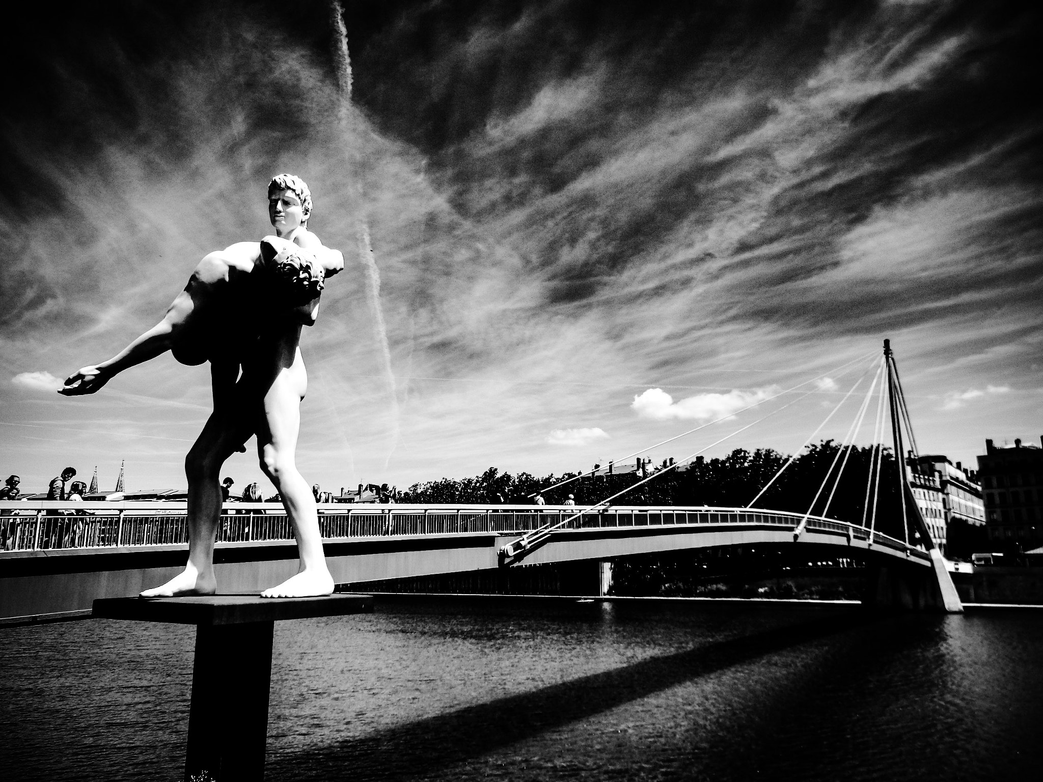 Olympus SZ-31MR sample photo. The bridge of lyon photography