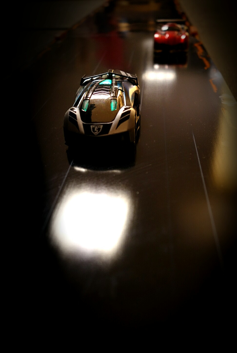 Sony Cyber-shot DSC-QX100 sample photo. Intelligent race car photography