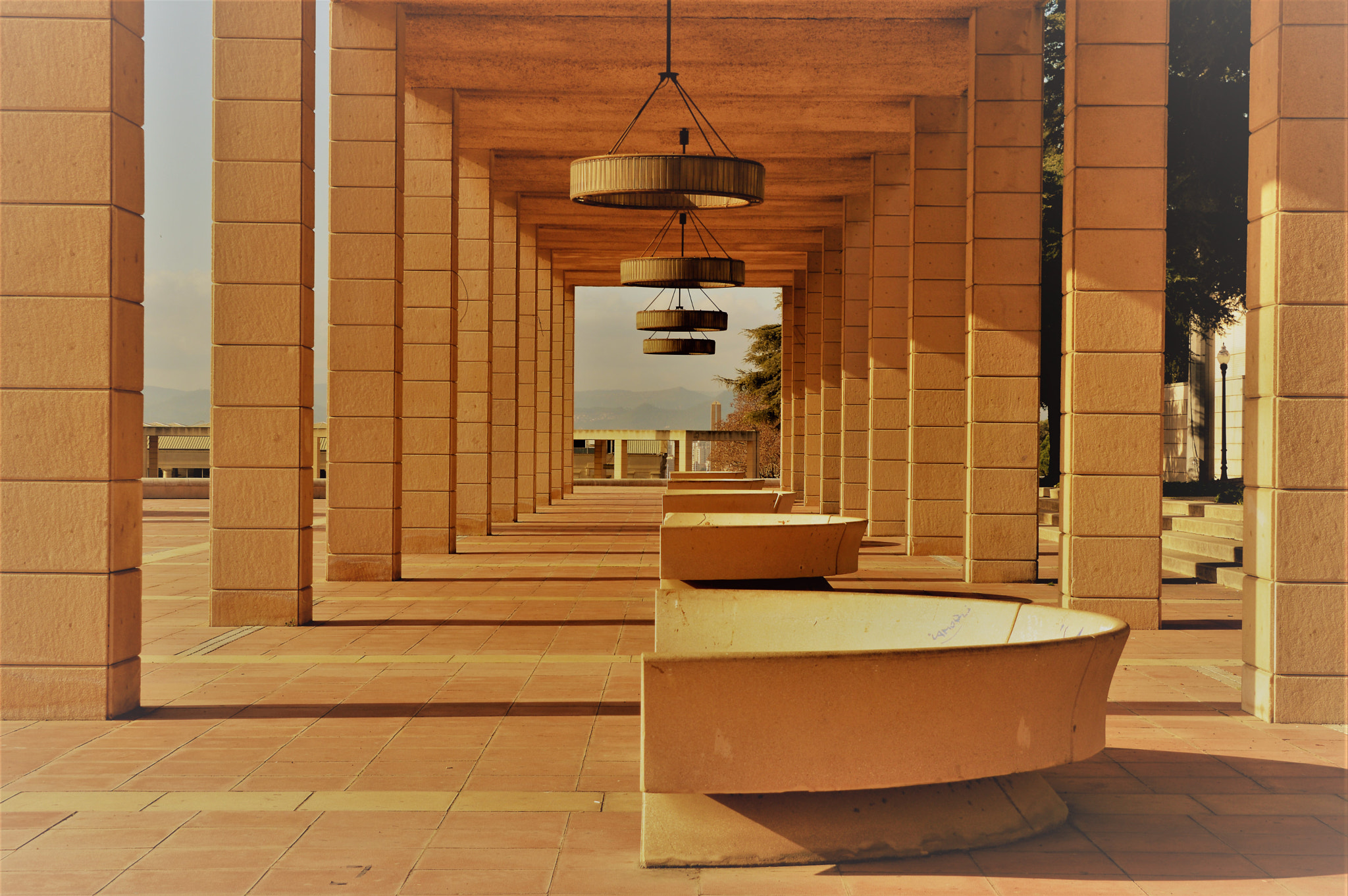 Nikon D3200 sample photo. Open corridor. photography