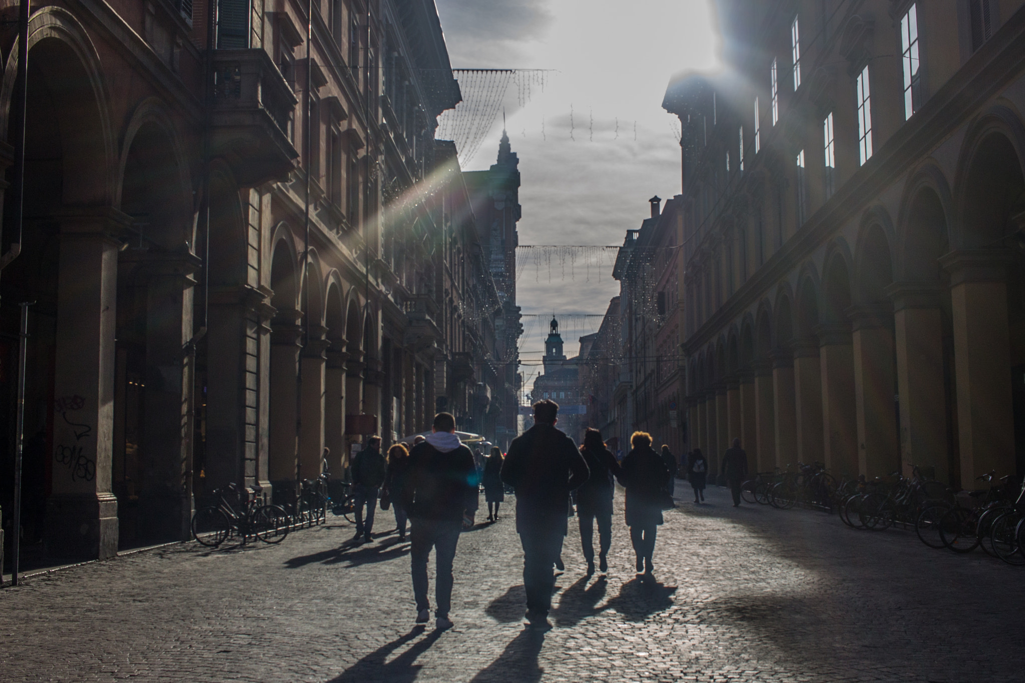 Canon EF-S 24mm F2.8 STM sample photo. Bologna- via indipendenza photography