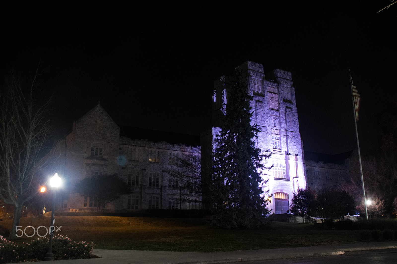 Nikon D5300 sample photo. Burruss at night photography