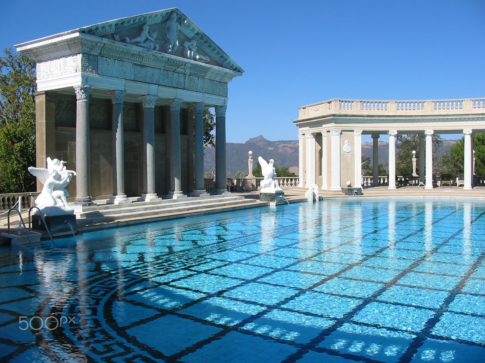 Canon POWERSHOT A40 sample photo. Hearst castle photography