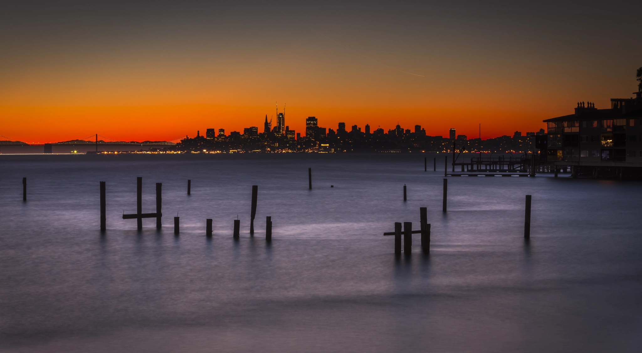 Canon EF 70-200mm F2.8L IS USM sample photo. San francisco dawn photography