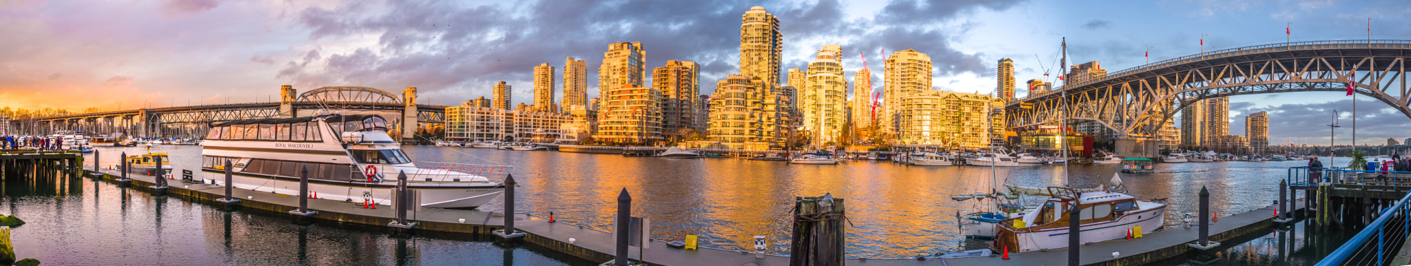Tamron AF 28-75mm F2.8 XR Di LD Aspherical (IF) sample photo. Sunset at granville island british columbia photography