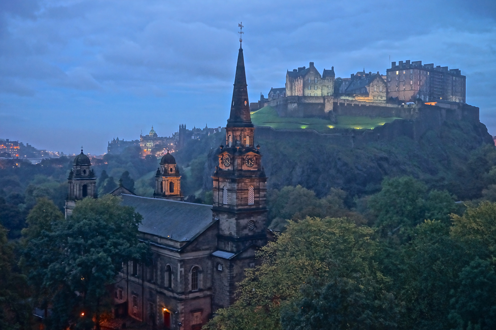 Sony SLT-A99V sample photo. Edinburgh castle photography