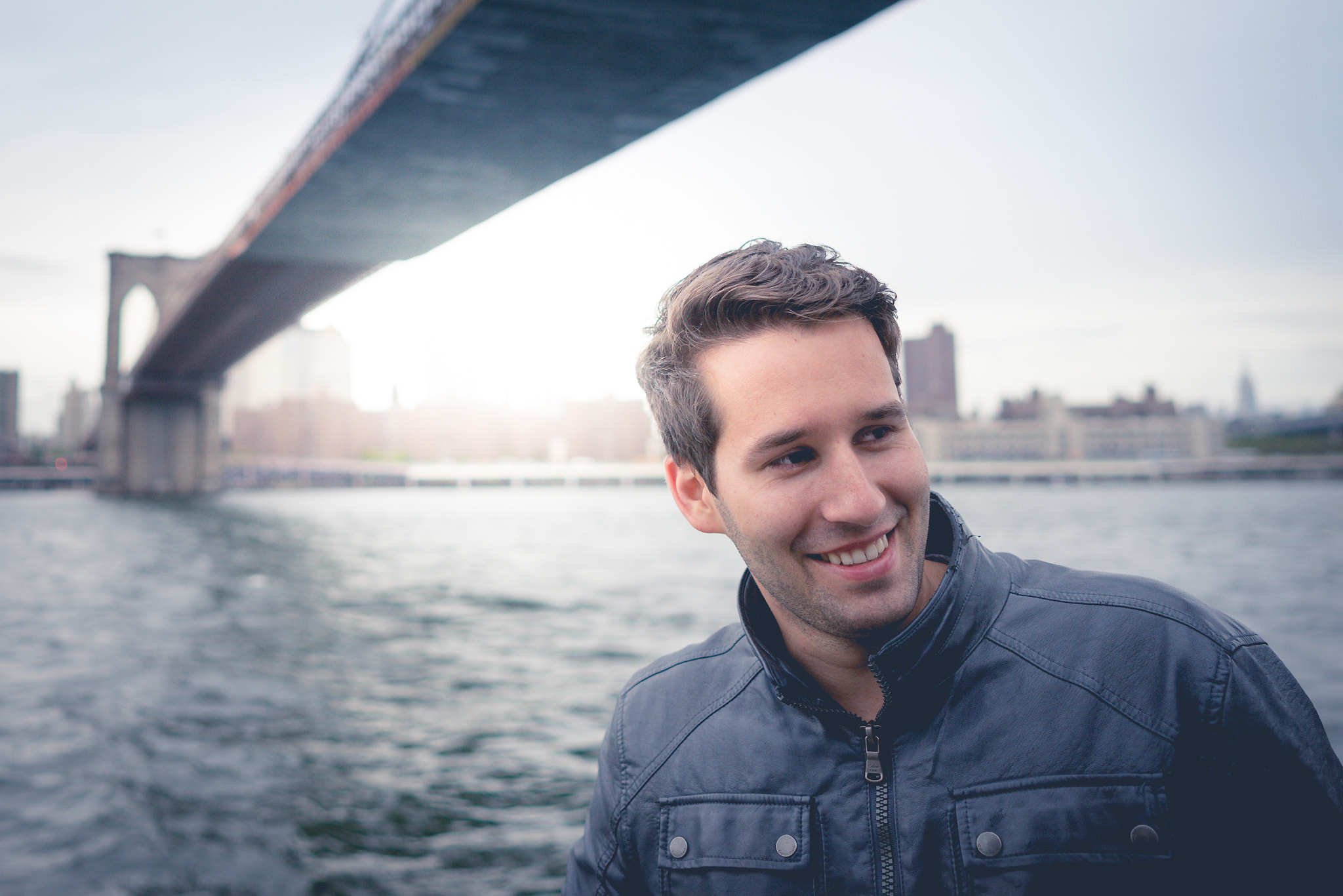 Sony a7 + ZEISS Batis 25mm F2 sample photo. Under the famous brooklyn bridge photography