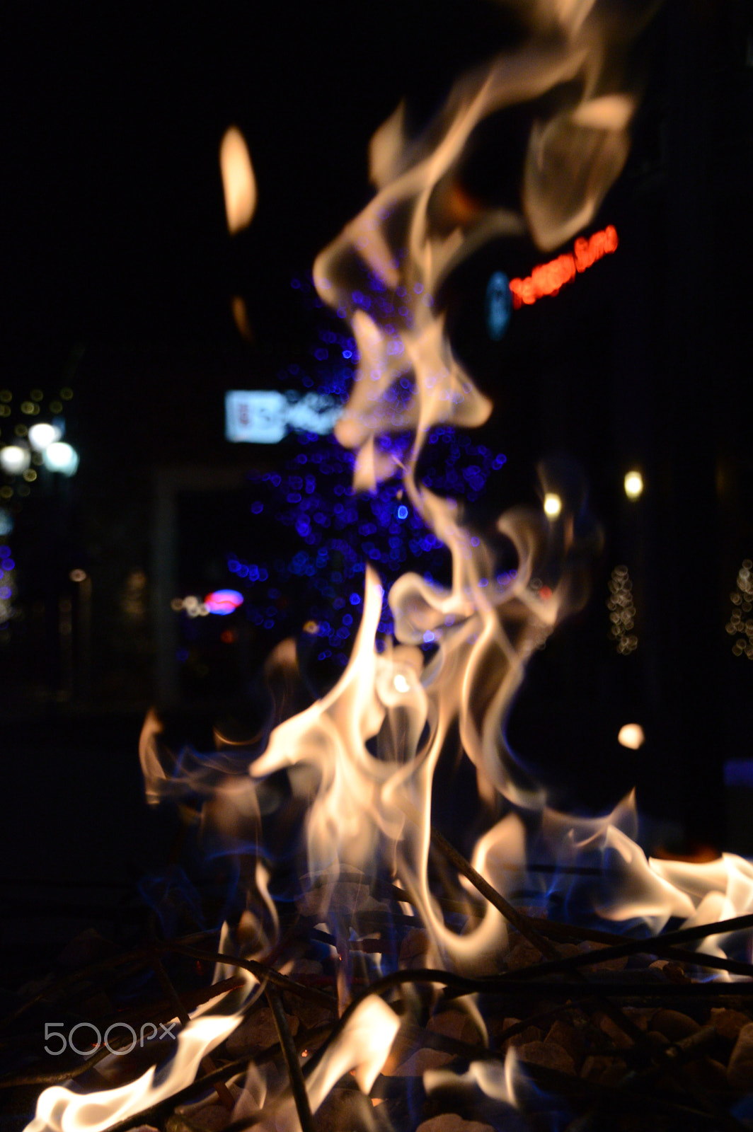 Nikon D3200 sample photo. Fire and ice photography
