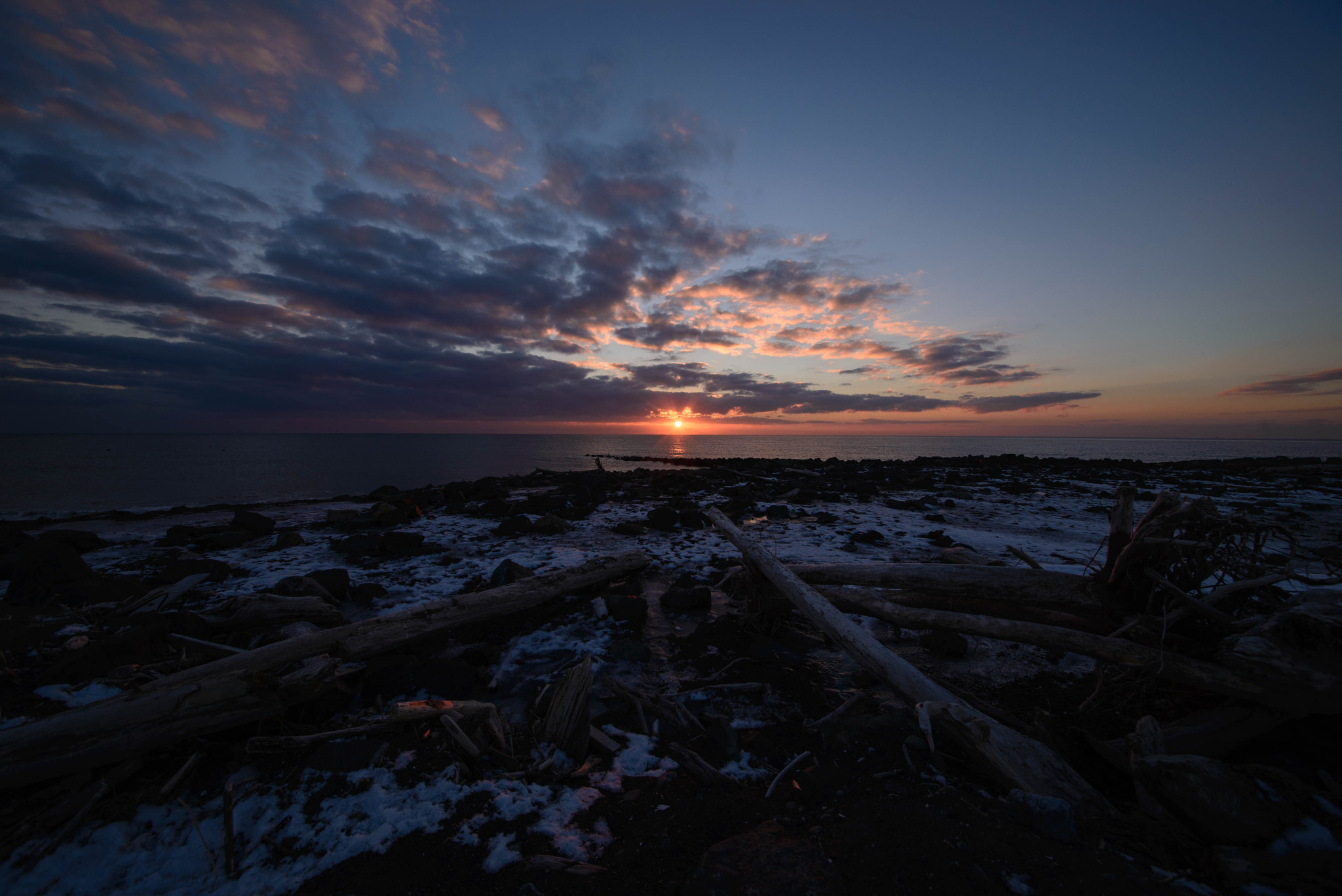 Nikon D610 sample photo. Last sunset in 2016 photography