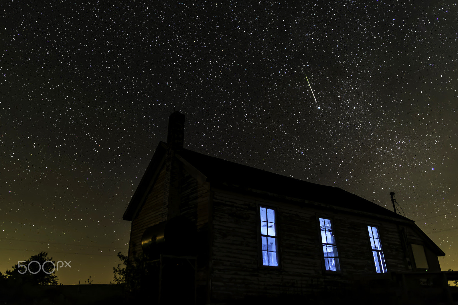 Nikon D750 sample photo. Countryside meteor photography