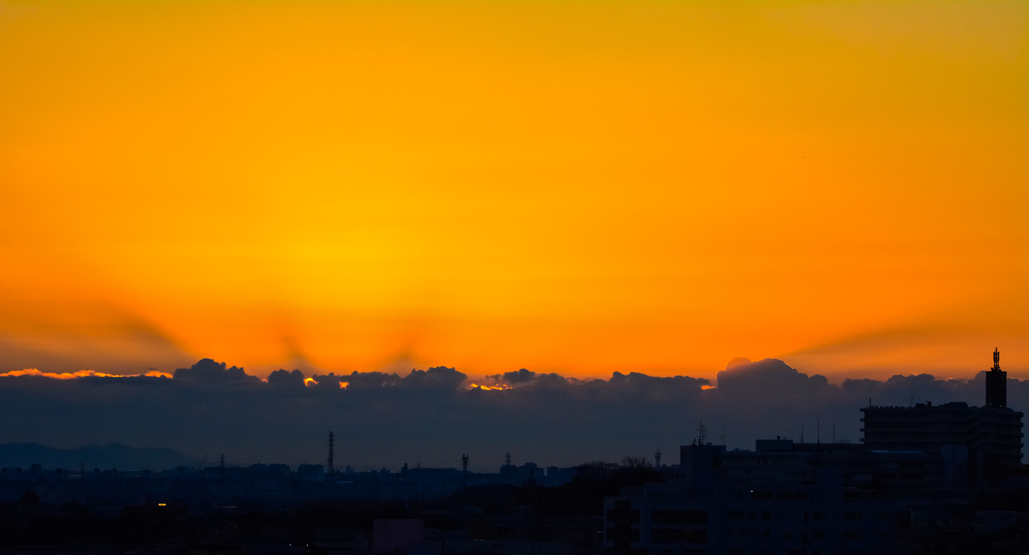 Sigma 50-500mm F4.5-6.3 DG OS HSM sample photo. 元旦・初日の出(秦野市) photography