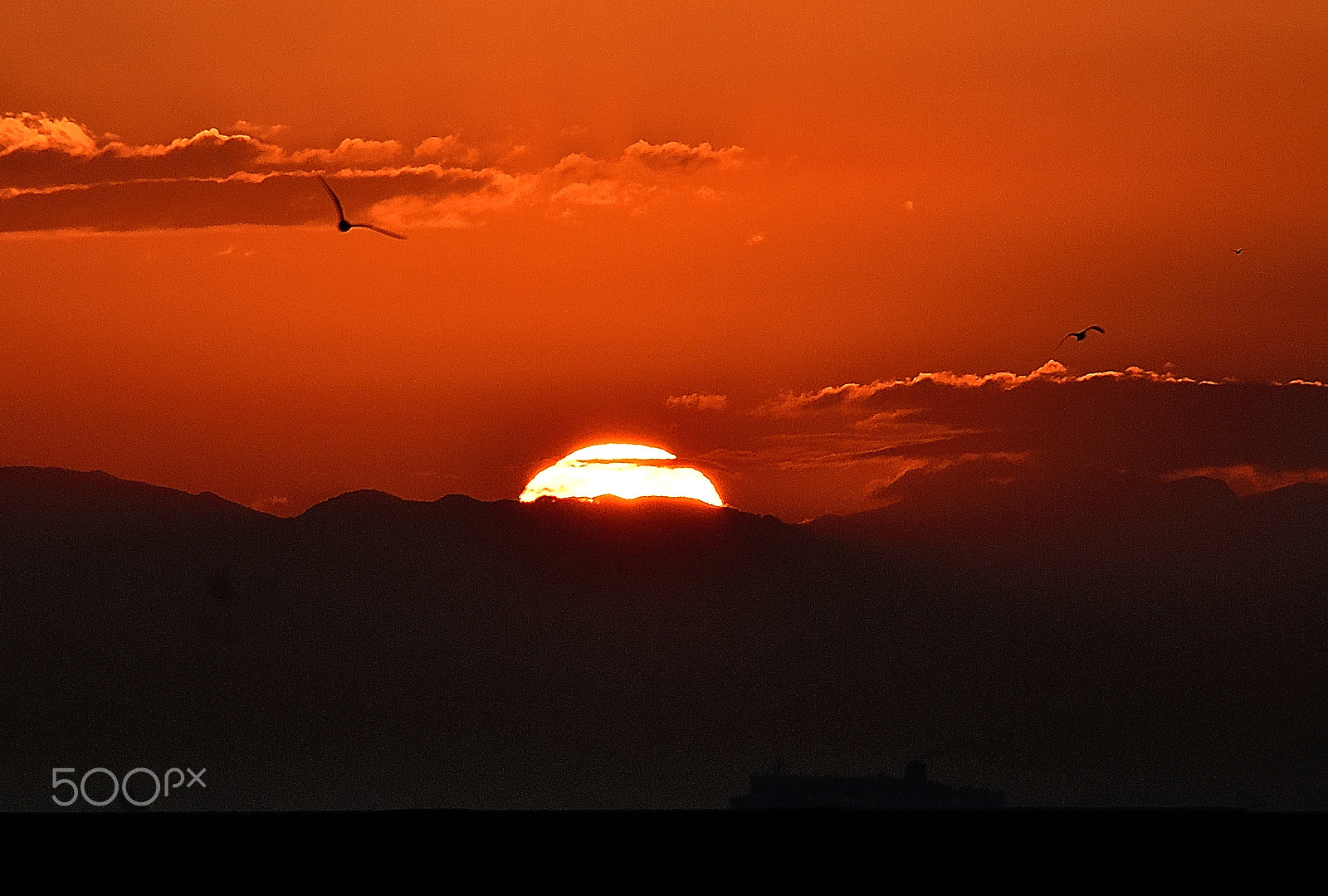 Nikon D200 sample photo. First sunrise 2017 photography