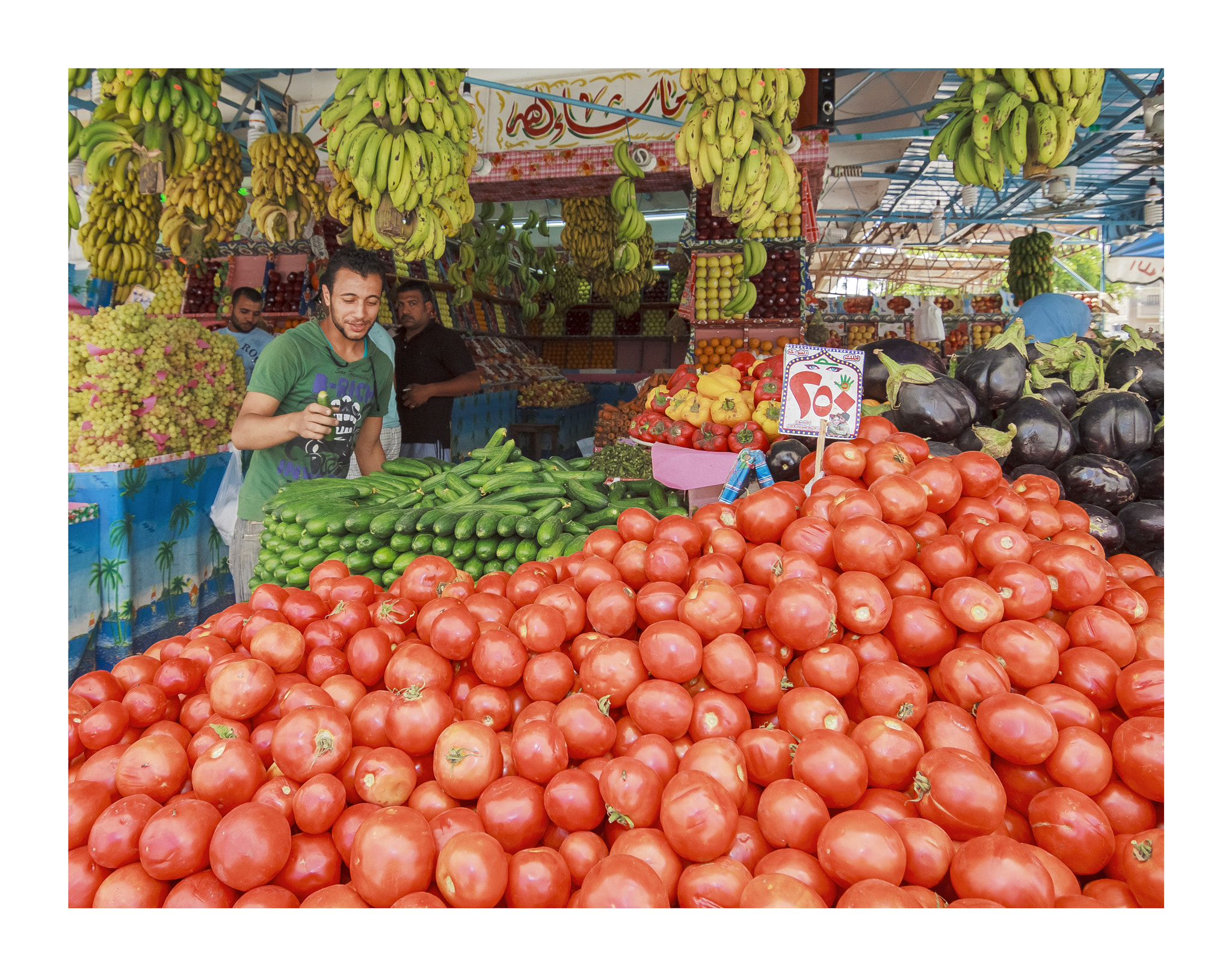 Tokina AT-X Pro 12-24mm F4 (IF) DX sample photo. Greengrocer, marsa matruh, 2010 photography