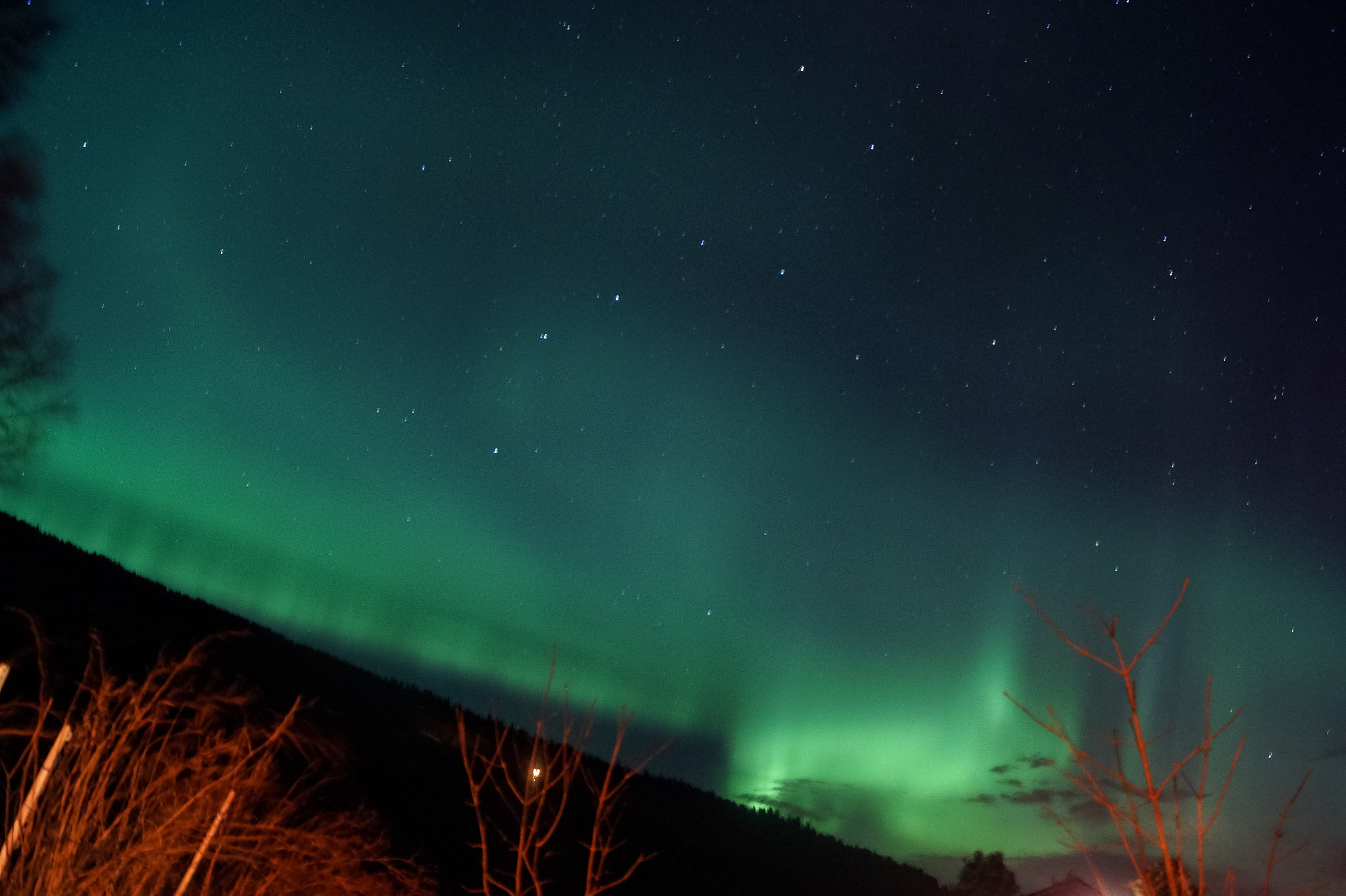 Sony DT 18-55mm F3.5-5.6 SAM II sample photo. Aurora borealis photography