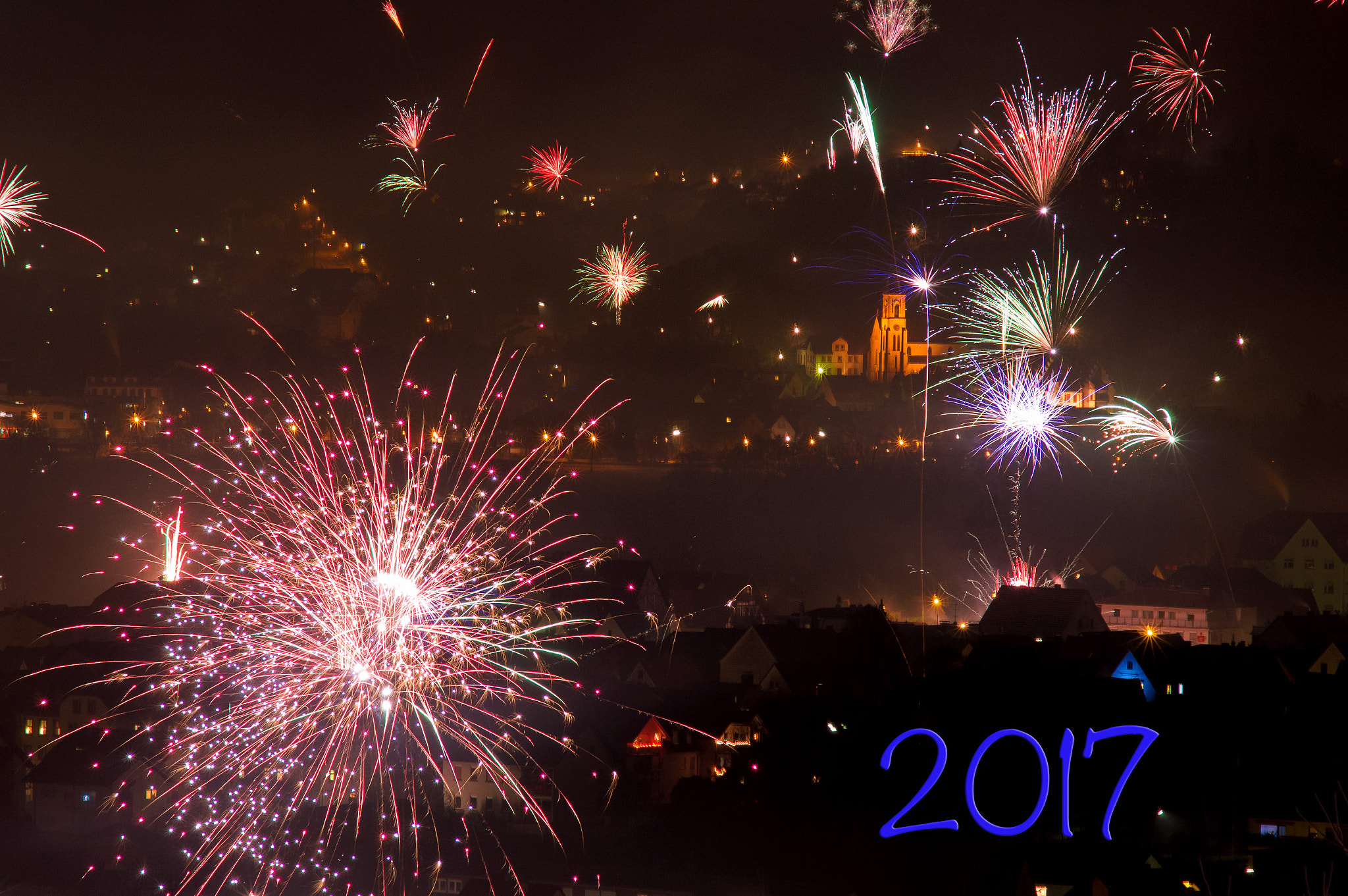 Minolta AF 70-210mm F4 Macro sample photo. Salmünster silvester 2017 photography