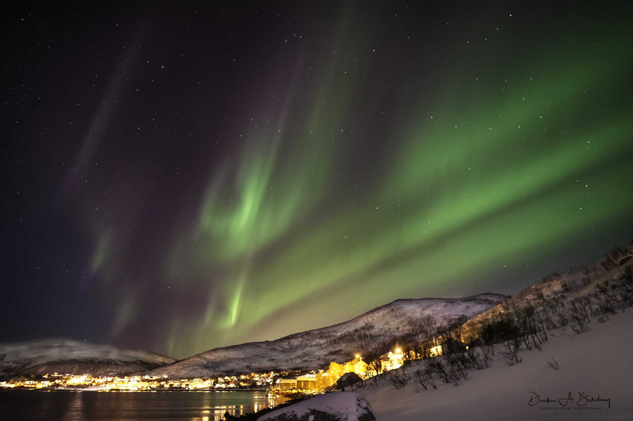 Samyang 12mm F2.8 ED AS NCS Fisheye sample photo. Winter light show photography