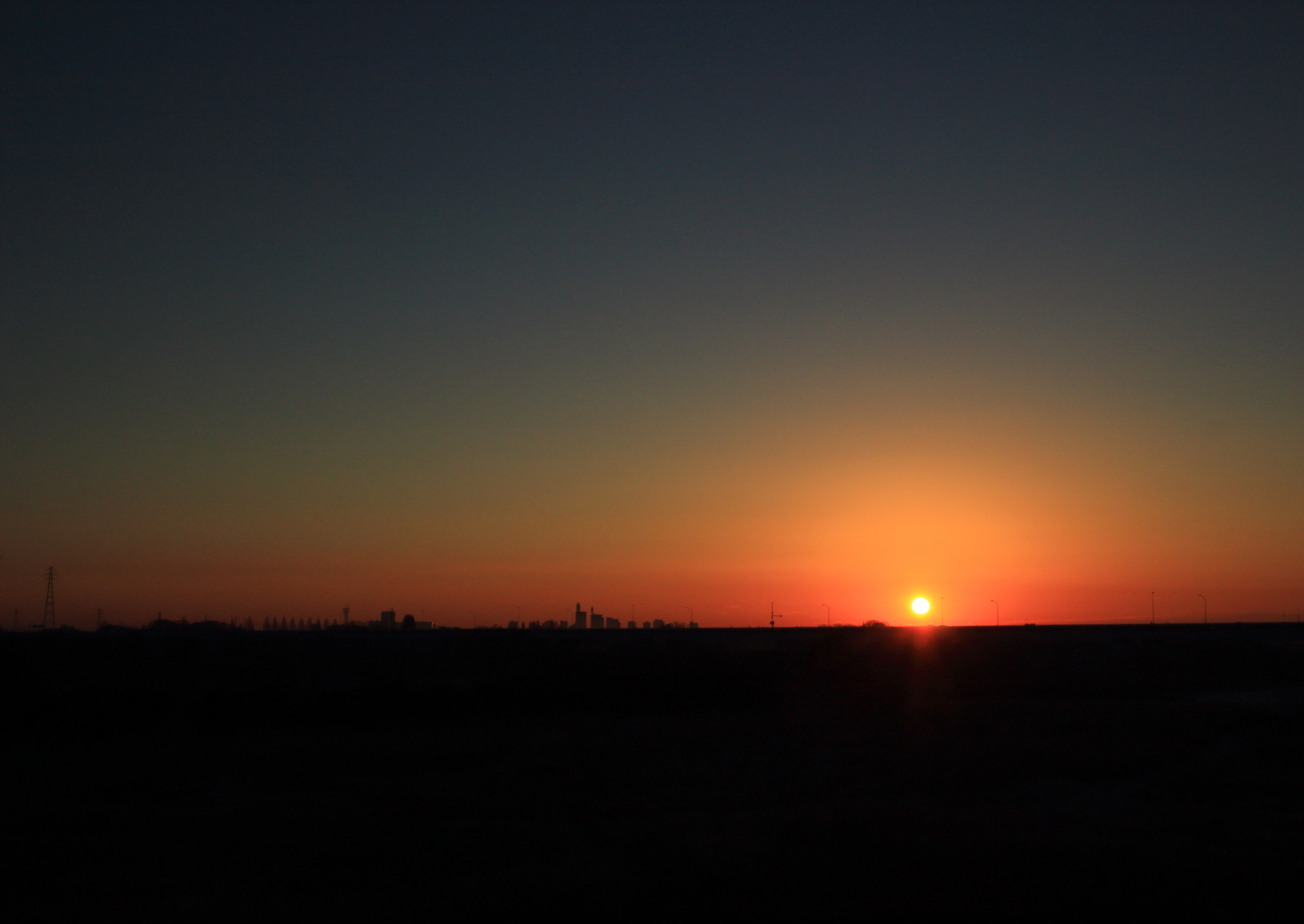 Canon EOS 100D (EOS Rebel SL1 / EOS Kiss X7) sample photo. First sunrise 2017 photography