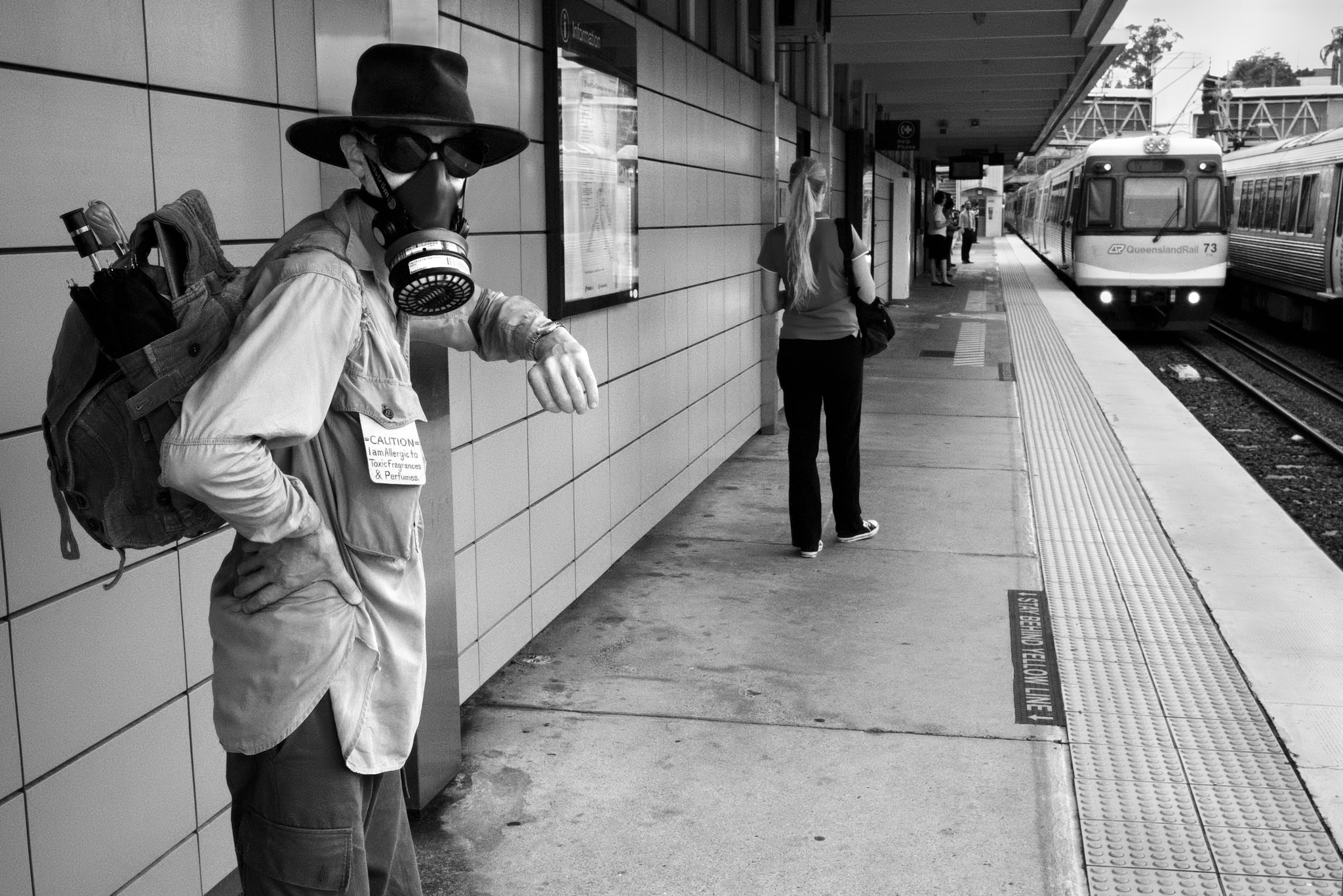 AF Nikkor 18mm f/2.8D sample photo. Bowen hills station photography