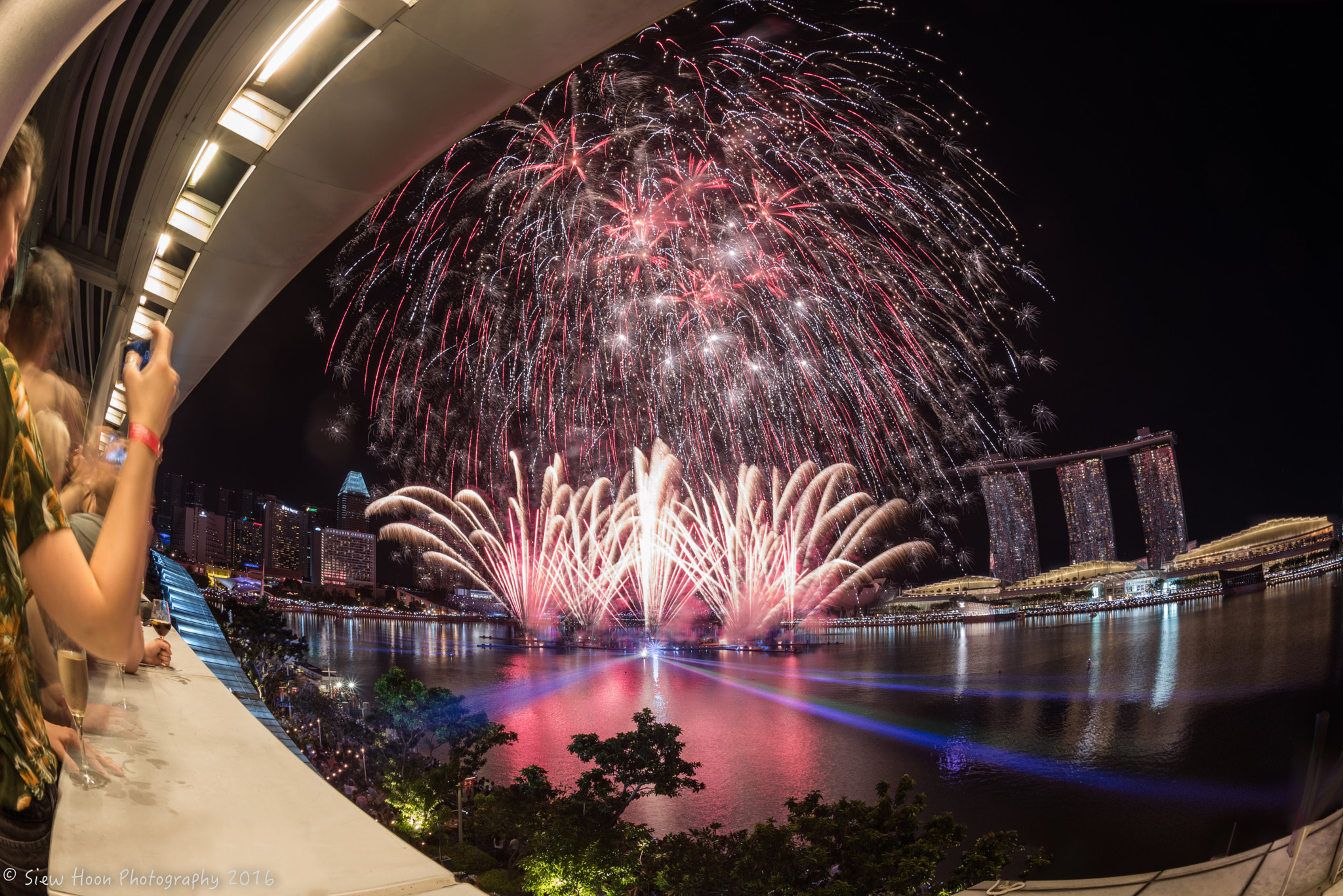 Nikon D750 sample photo. Marina bay singapore countdown 2017 photography