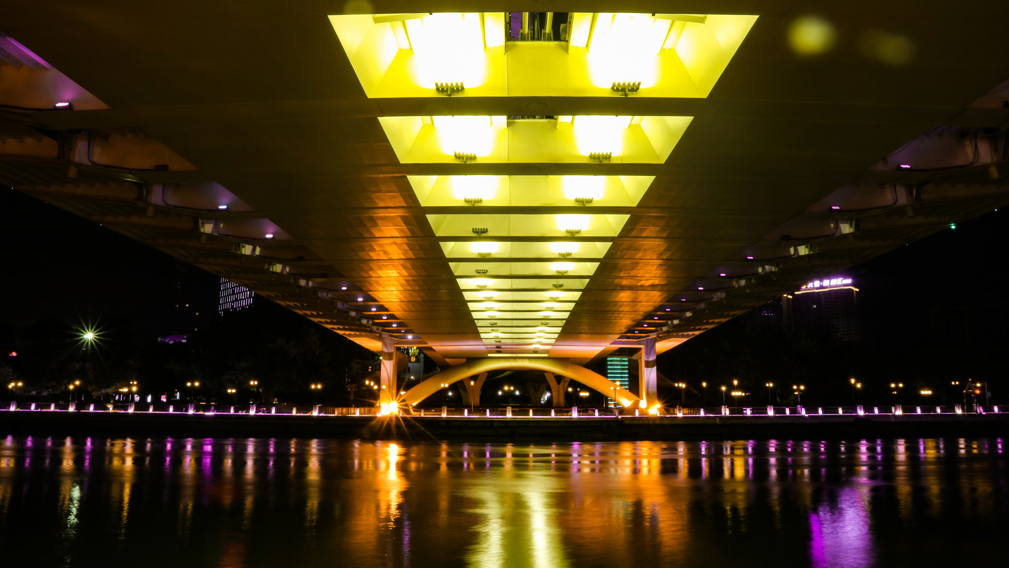 Canon EOS M3 sample photo. View of under the bridge photography