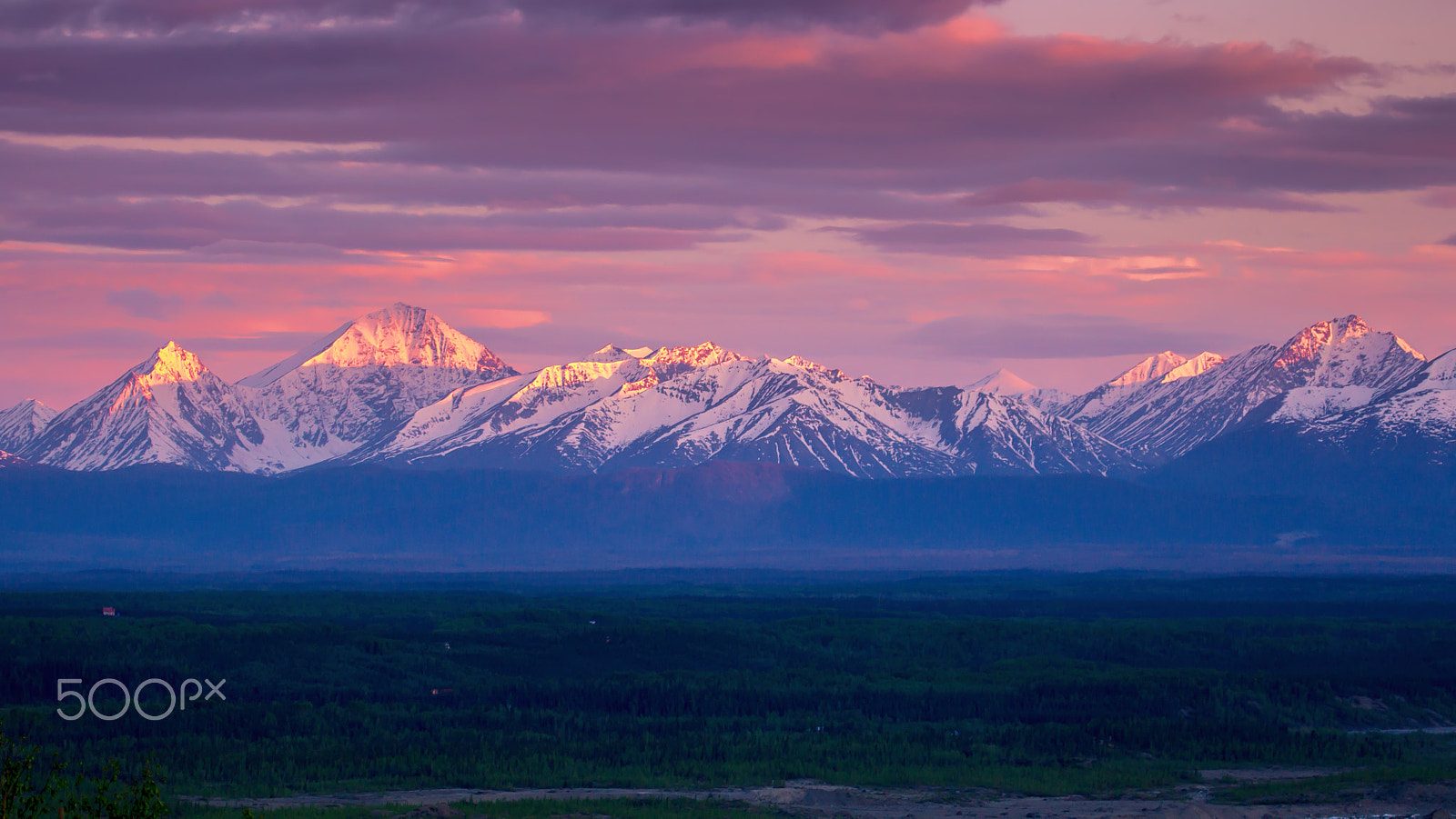 Canon EOS-1D Mark IV sample photo. Alaska sunrise photography