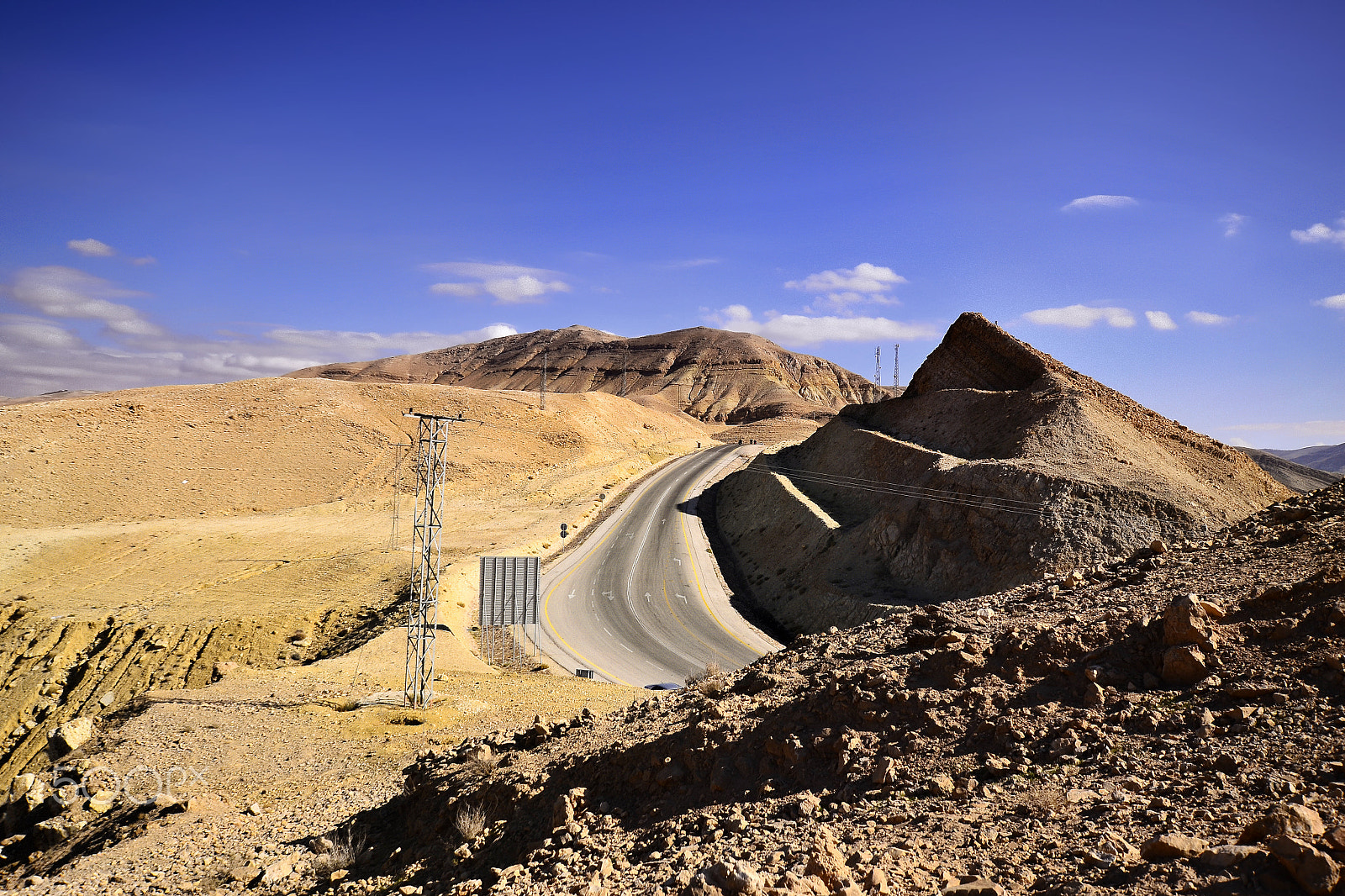 Nikon D3100 + Nikkor 45mm f/2.8 P sample photo. Road from madaba to dead sea - jordan. photography