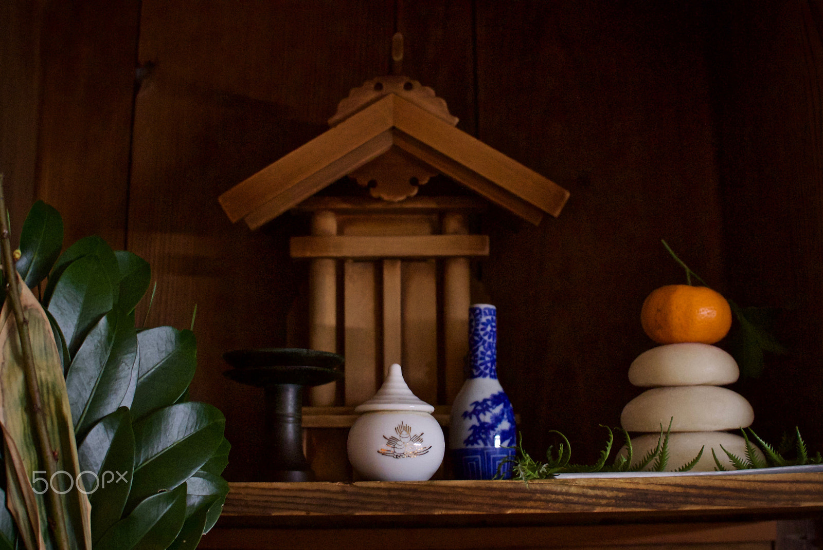 Nikon 1 Nikkor 18.5mm F1.8 sample photo. Household shinto shrine photography