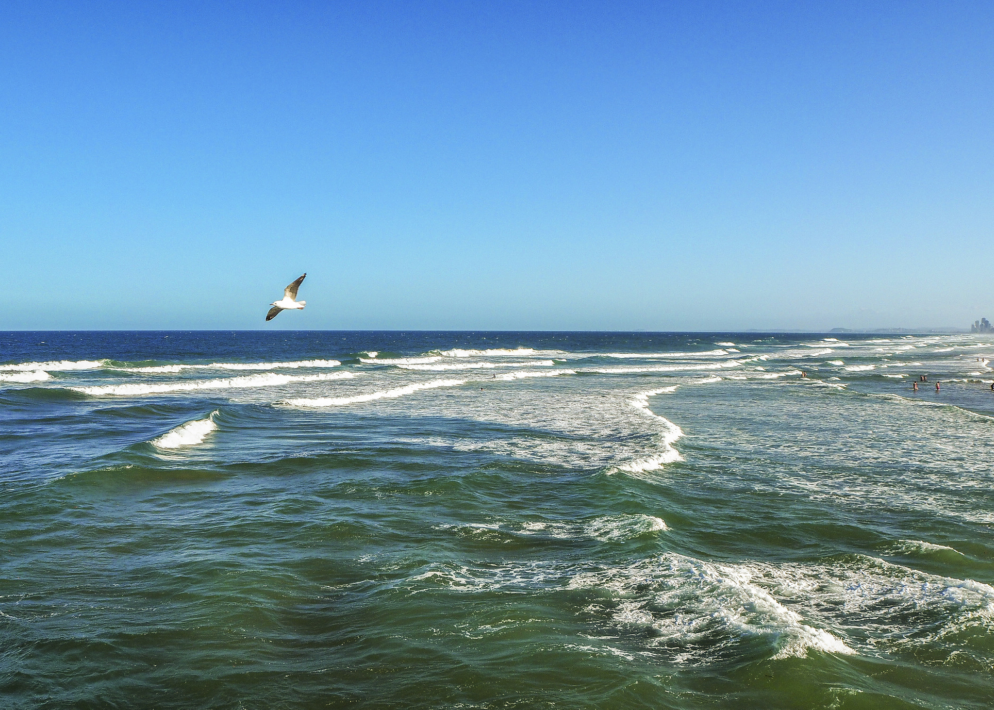 Olympus M.Zuiko Digital ED 14-42mm F3.5-5.6 EZ sample photo. Ocean view - gold coast, australia photography