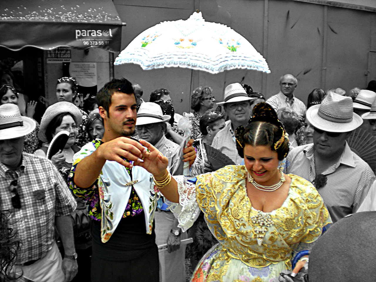 Nikon Coolpix S210 sample photo. Las obreras de las fiestas bétera (valencia) photography