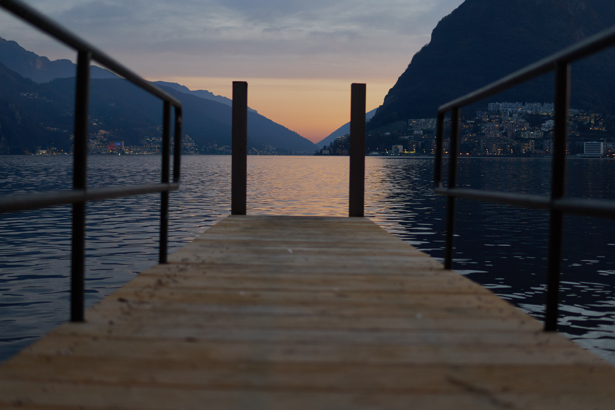 Sony a6300 + 30mm F1.4 DC DN | Contemporary 016 sample photo. Pier sunset photography