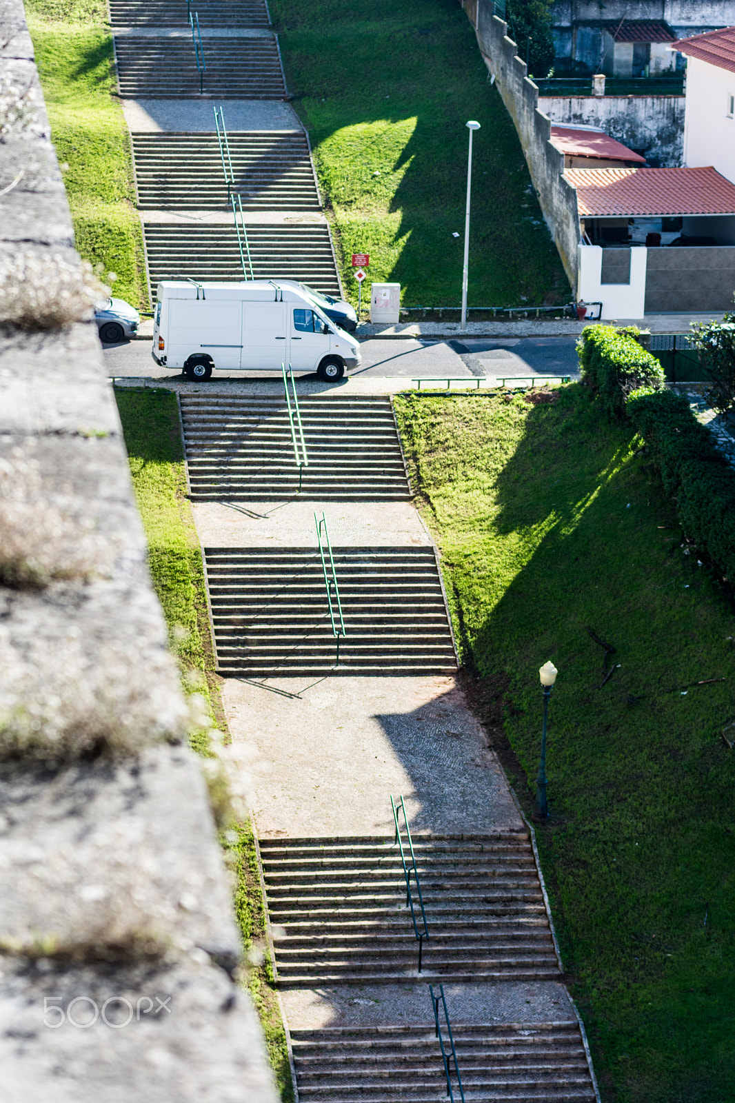 Nikon AF-S Nikkor 70-200mm F4G ED VR sample photo. Can you count how many stairs? photography