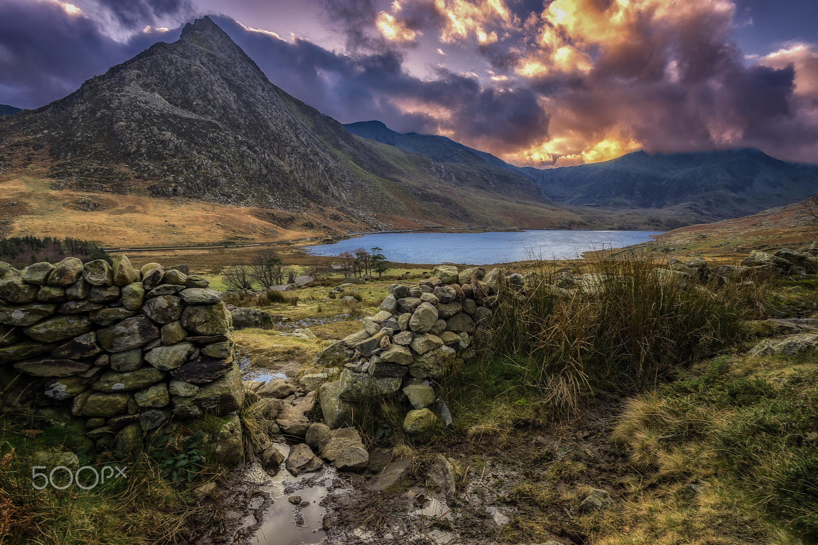 ZEISS Touit 12mm F2.8 sample photo. Ogwen valley snowdonia photography