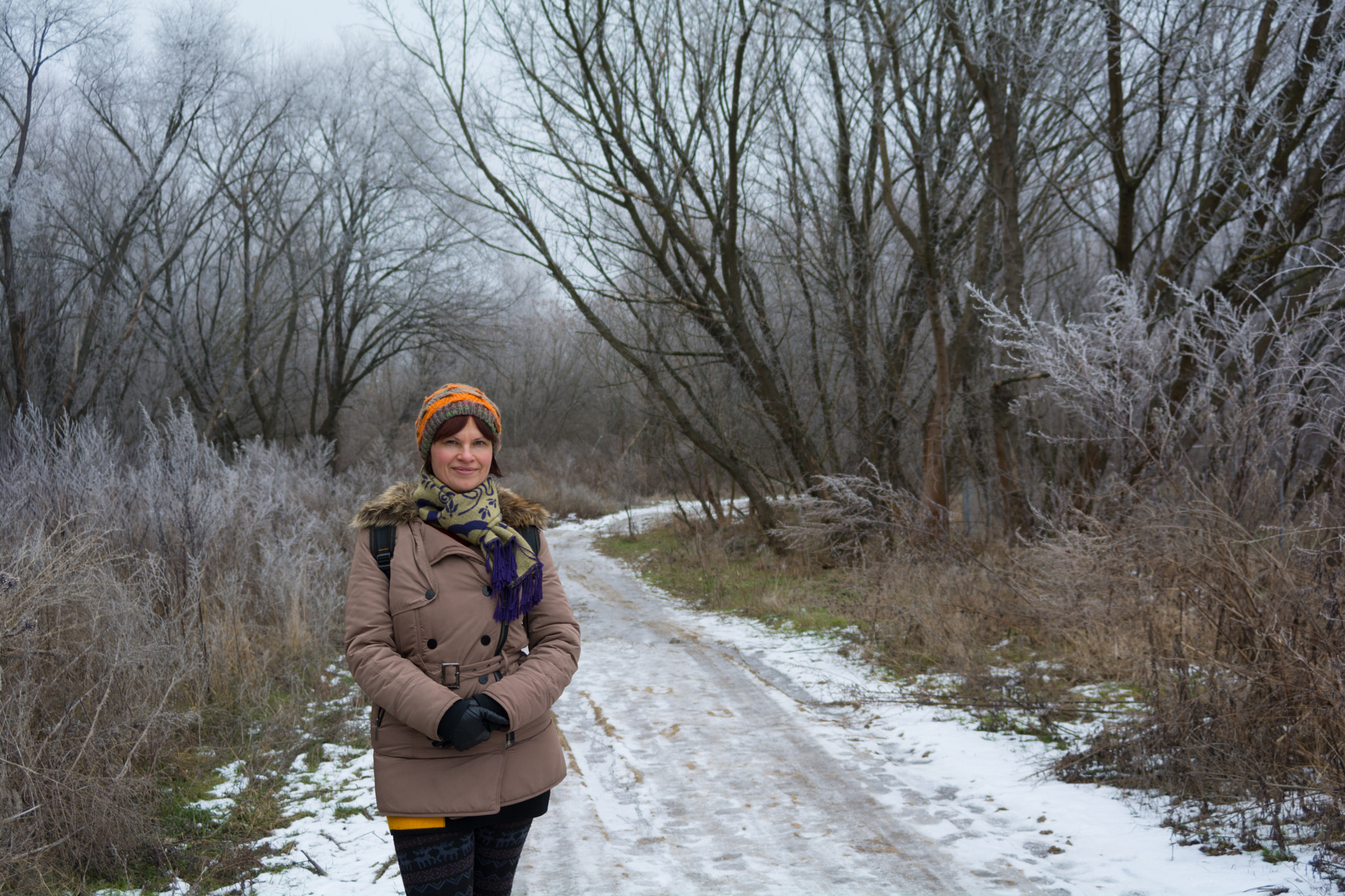 AF Zoom-Nikkor 28-70mm f/3.5-4.5D sample photo. Winter walking with zlata photography