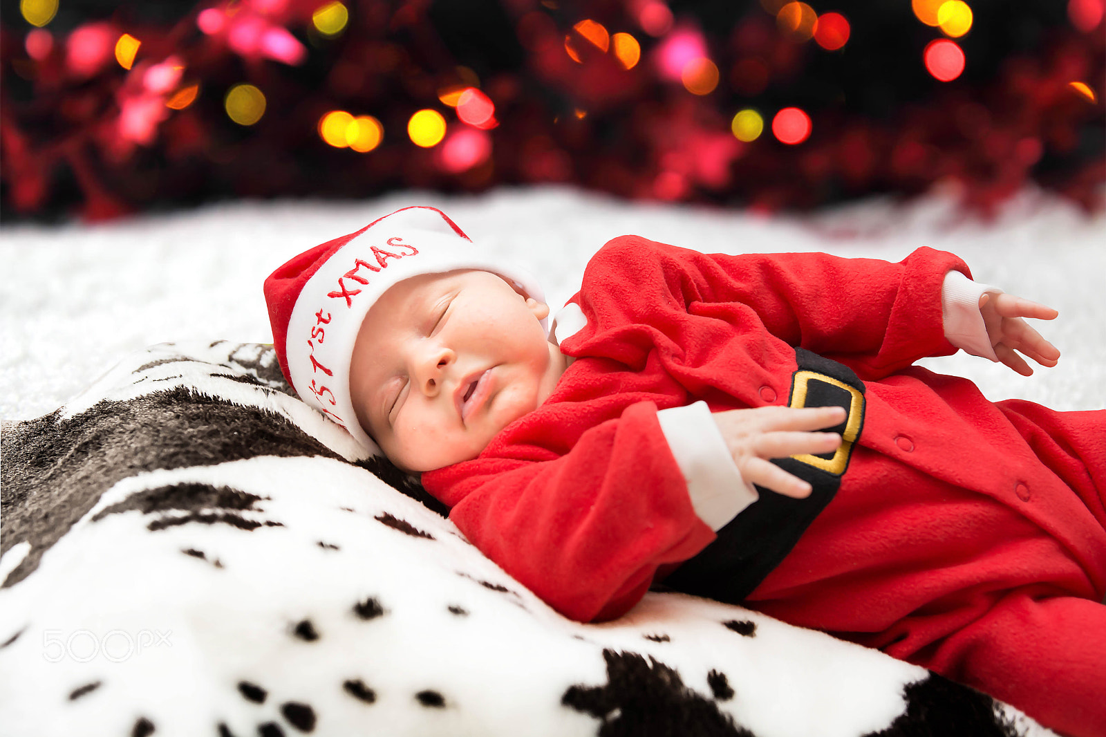Nikon D5200 sample photo. Baby christmas photography photography