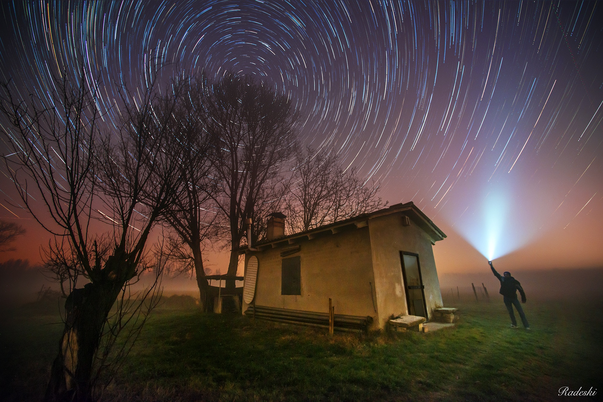 Nikon D800E sample photo. Star trail photography