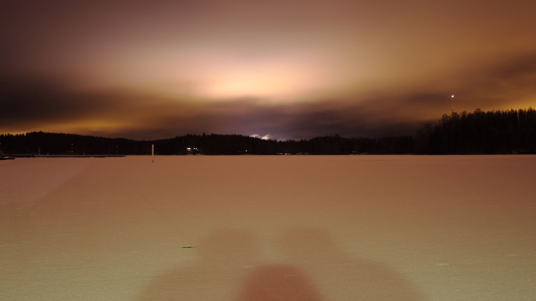 Canon EF 28-135mm F3.5-5.6 IS USM sample photo. Snowy lake photography