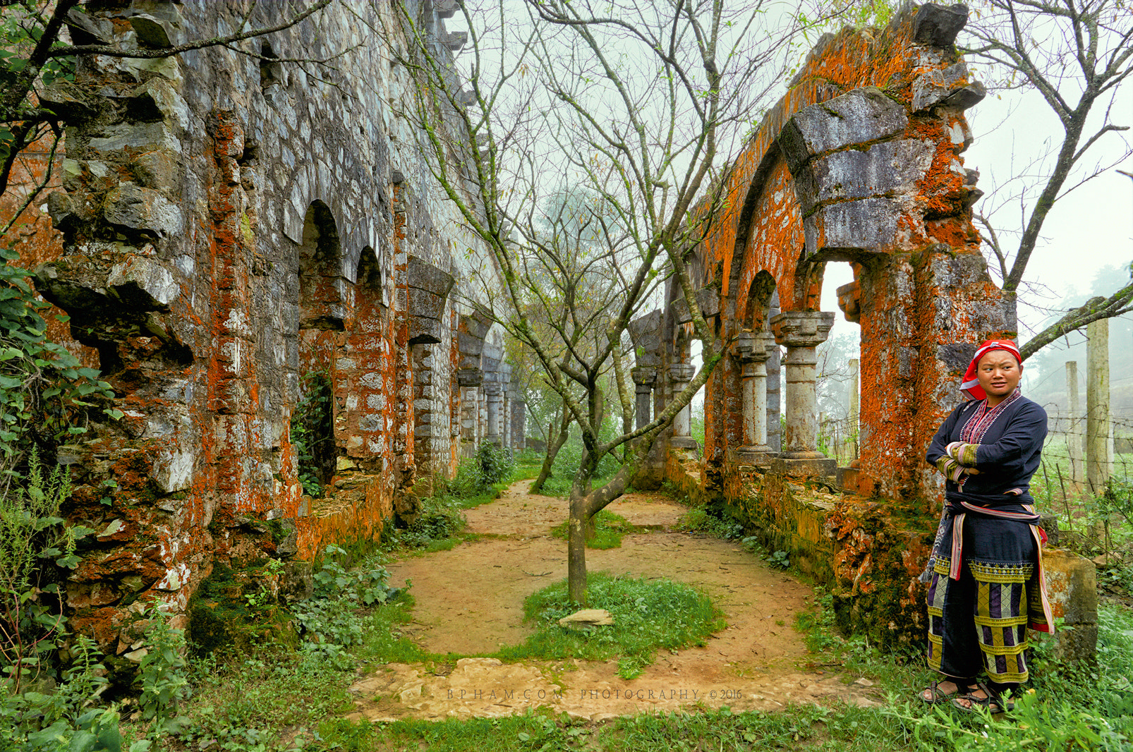 Nikon D800E sample photo. French church near ta phin village, vietnam photography