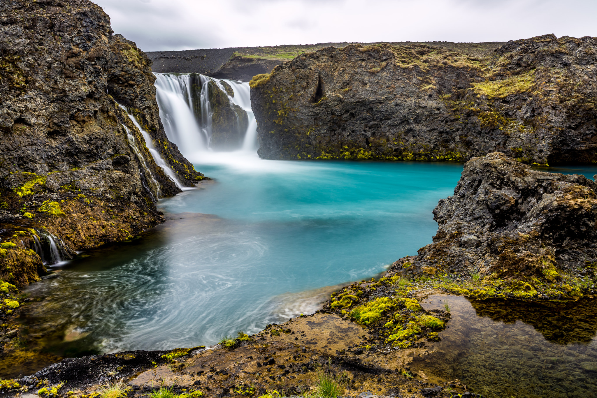 Wasserfall Sigöldufoss