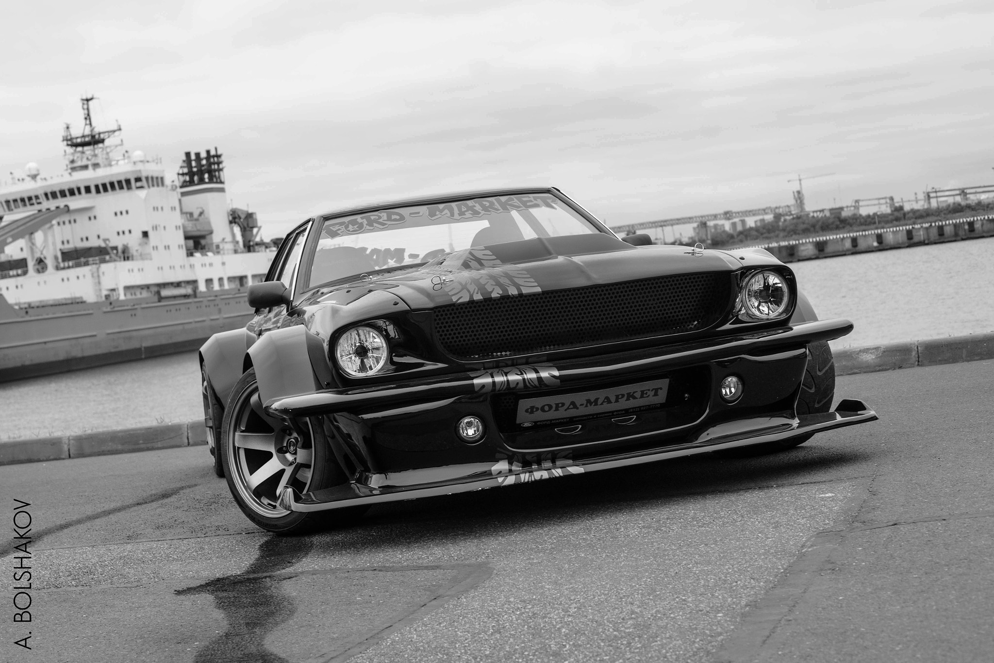 Sony Alpha DSLR-A850 sample photo. Ford mustang photography