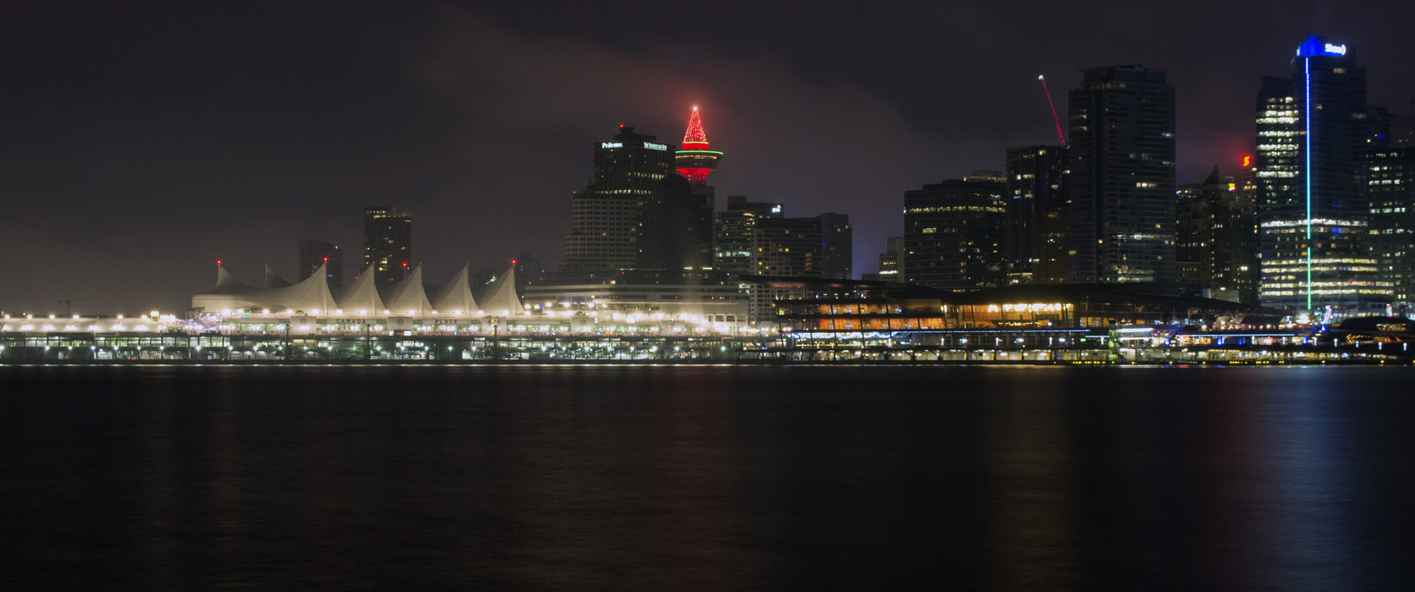 Sony E 18-200mm F3.5-6.3 OSS sample photo. Before dawn, coal harbour, vancouver photography