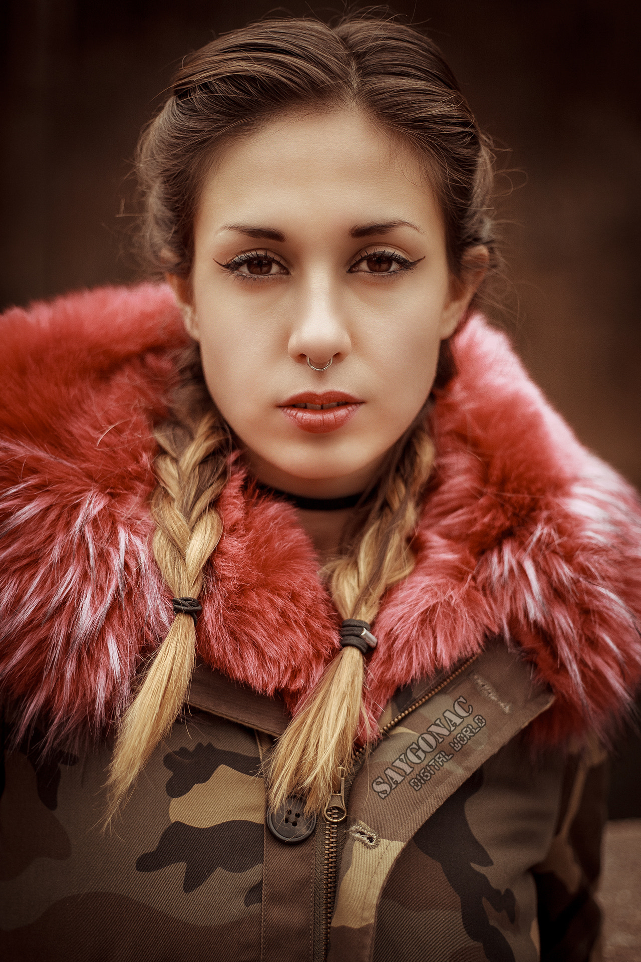 Canon EF 50mm f/1.8 sample photo. Nikoletta - winter portrait photography