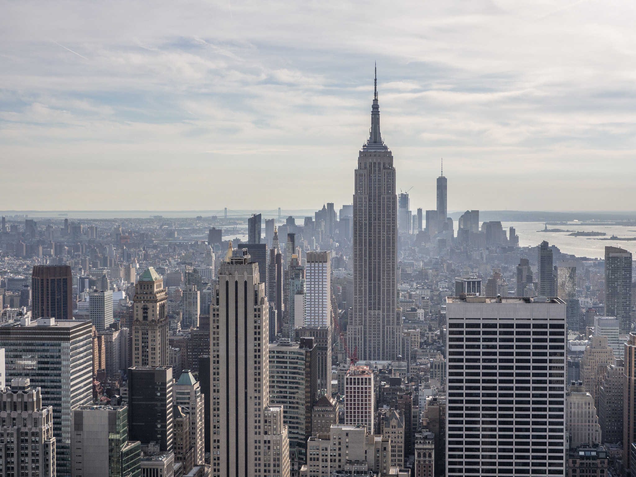 Olympus OM-D E-M10 sample photo. View over manhattan photography