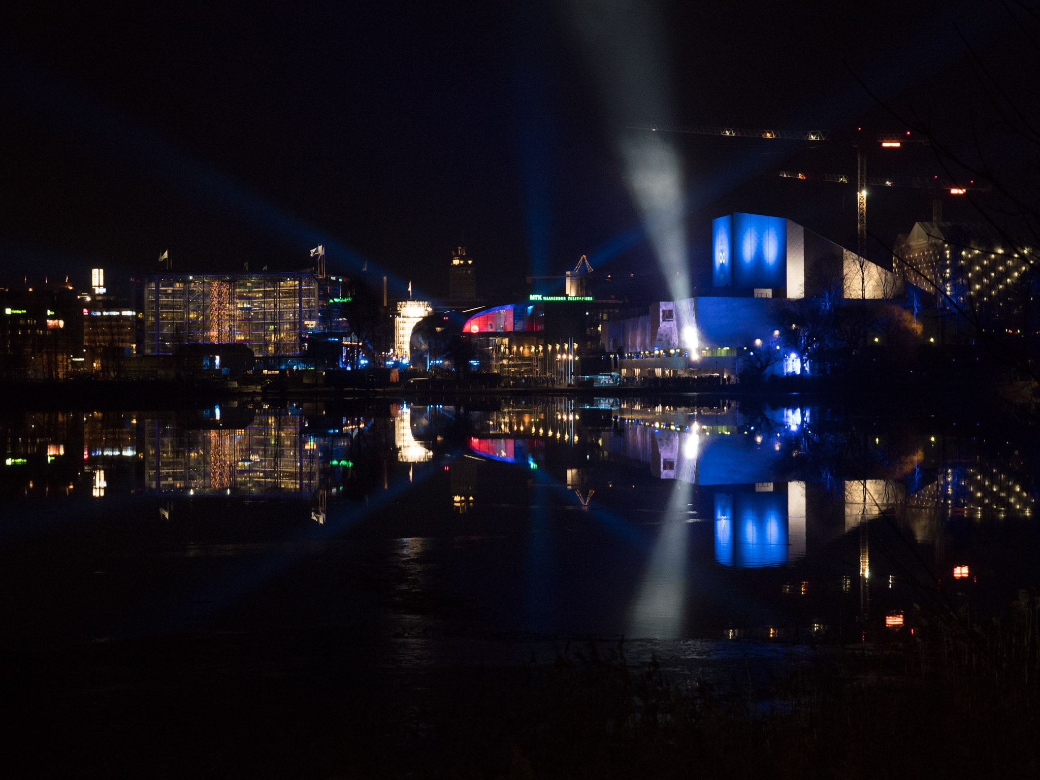 LUMIX G VARIO 12-60/F3.5-5.6 sample photo. Helsinki city lights ii photography