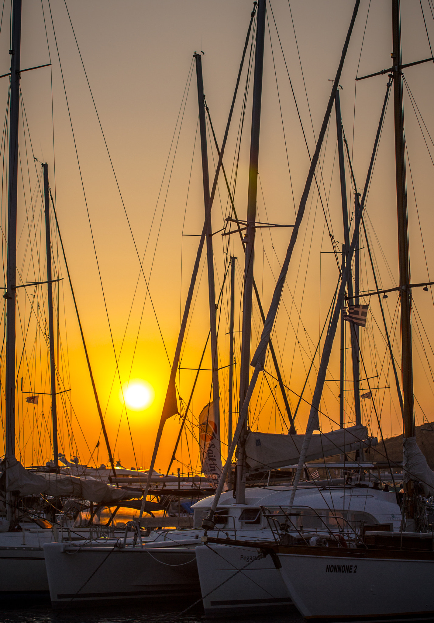 Sigma 50mm F1.4 EX DG HSM sample photo. Boatyard dusk photography