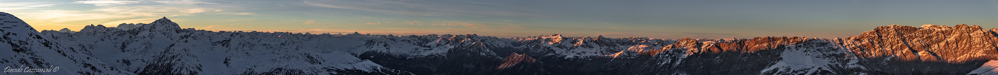 Pentax K-3 sample photo. Panoramica delle alpi retiche photography