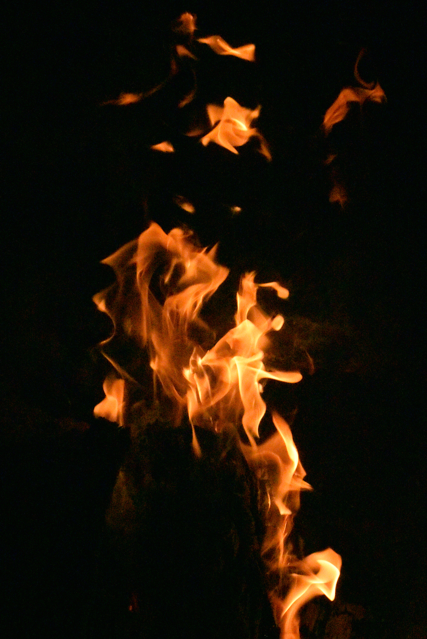 Nikon 1 J4 sample photo. The new year's fire photography