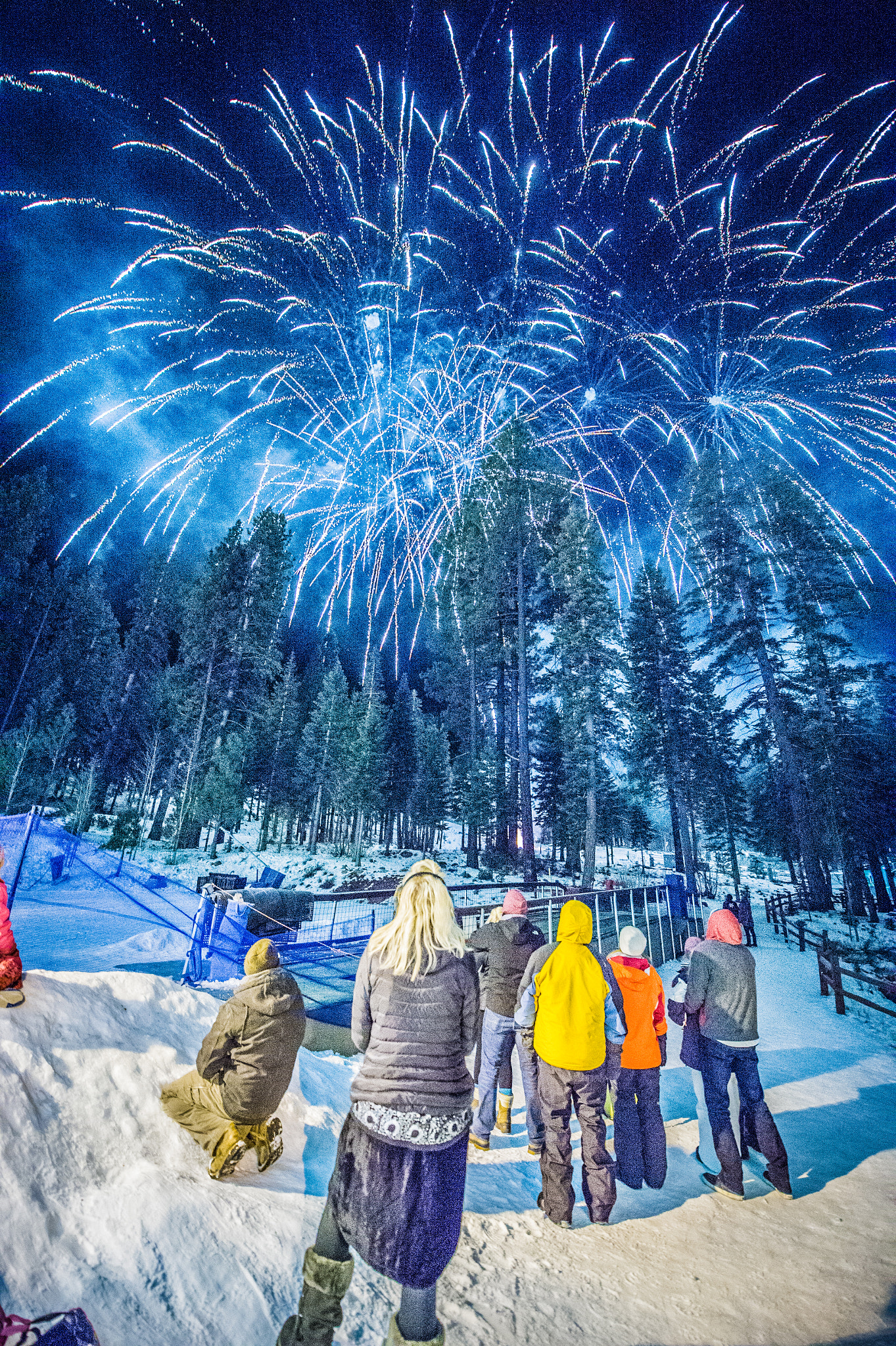 Nikon Df sample photo. Tahoe fireworks photography