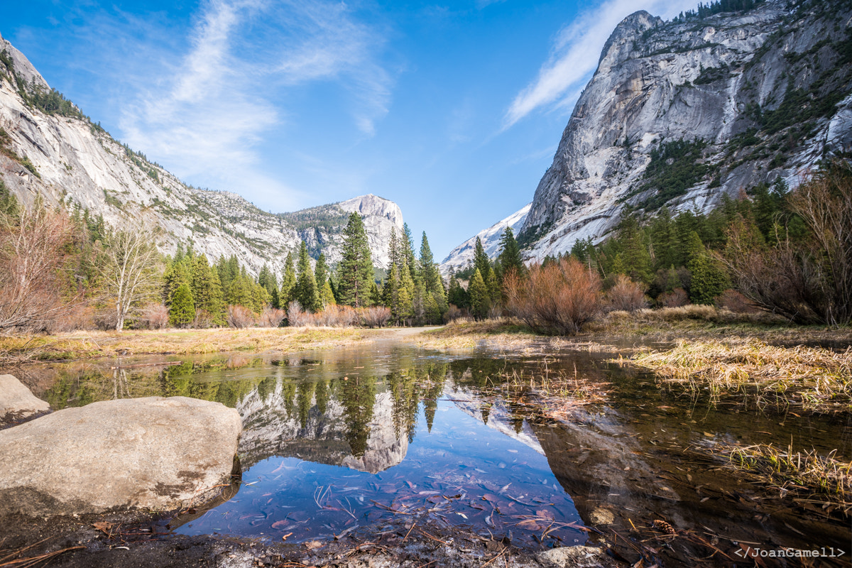 Sony a7R II + Canon EF 16-35mm F2.8L II USM sample photo. Mirror lake in autumn photography