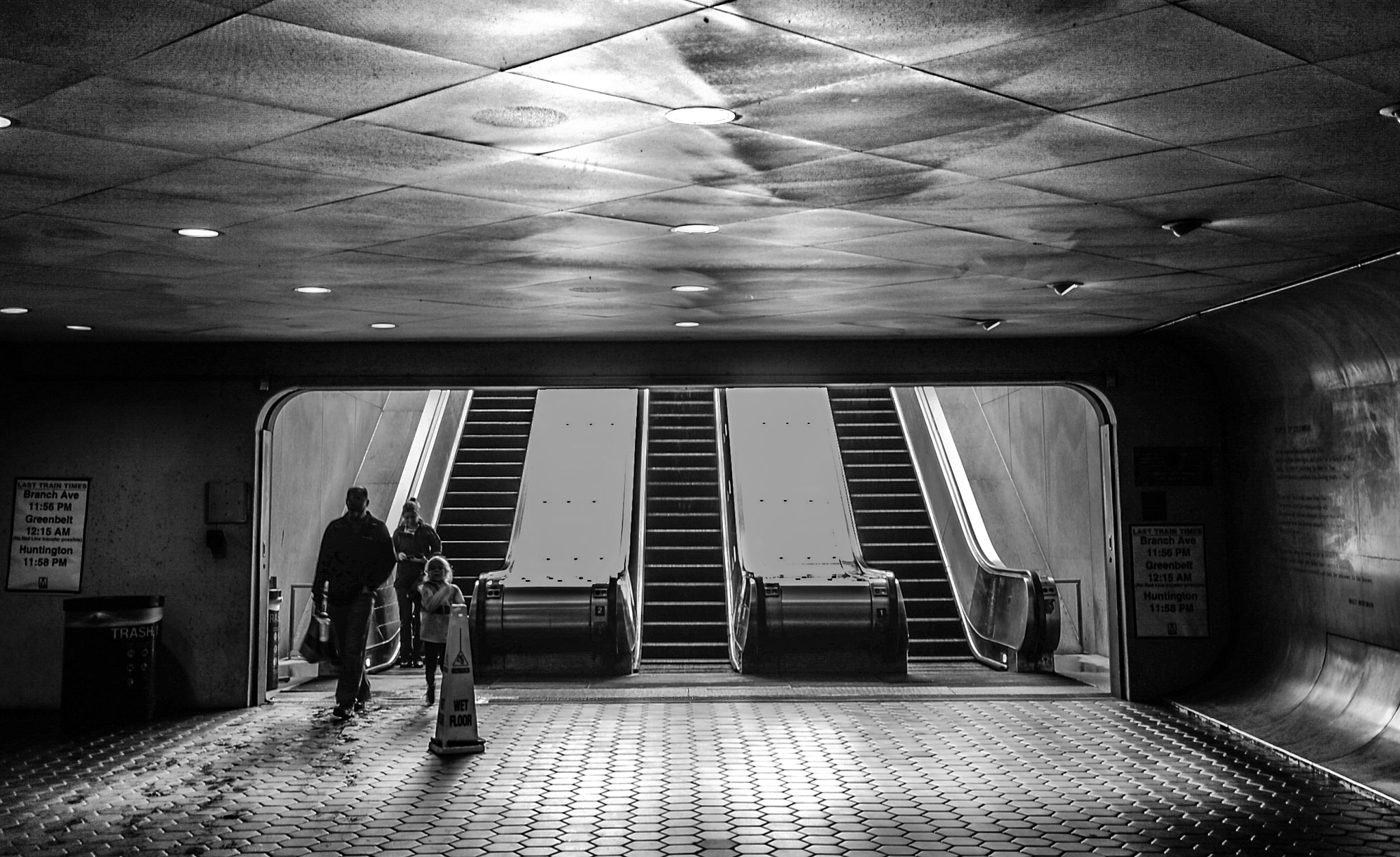 Nikon Df sample photo. Subway station photography